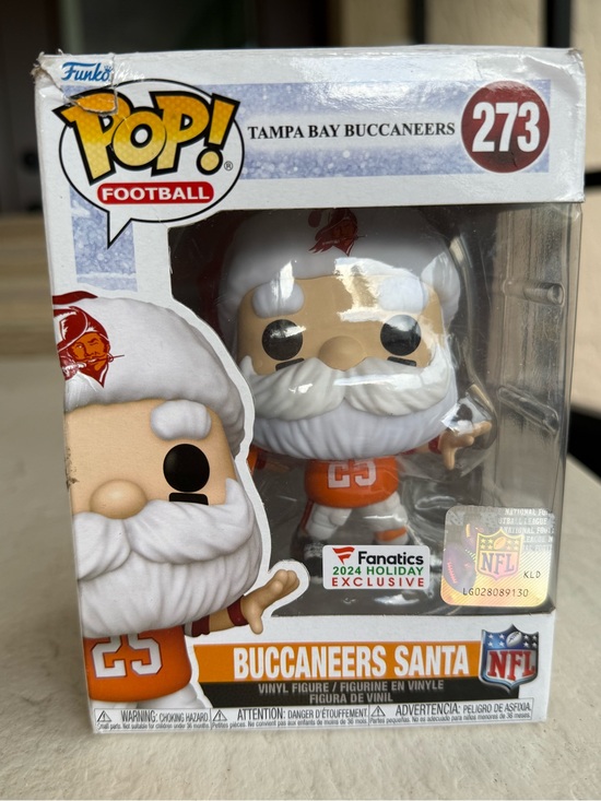 Funko Other - Funko Buccaneers Santa Pop! Figure in Orange and White